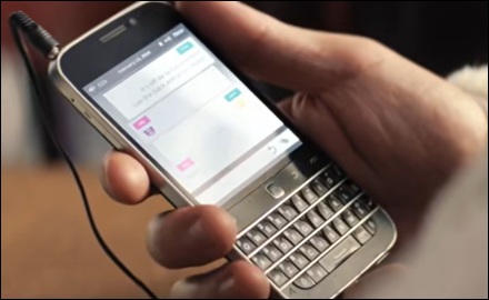 le BlackBerry Bold 9900 de Shane