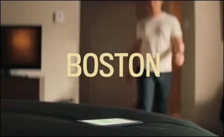 Le Iphone 7 de Shane a une notification alors qu'il est &agrave; Boston